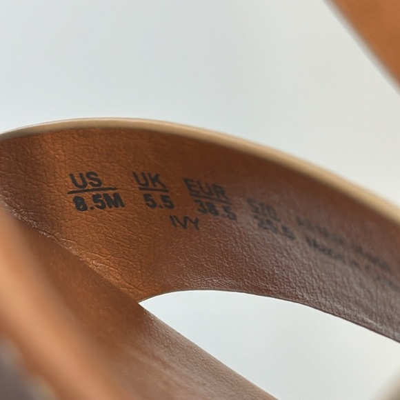 Anthropologie Zodiac Ivy Snake Print Sandals Size 8.5 - Picture 11 of 15